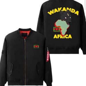 Wakanda flight jacket - Mens Large